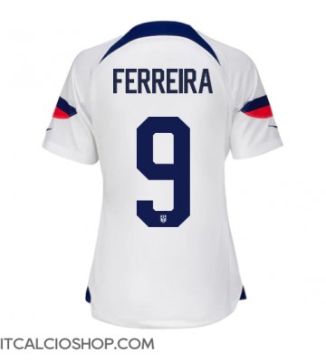 stati Uniti Jesus Ferreira #9 Prima Maglia Femmina Mondiali 2022 Manica Corta